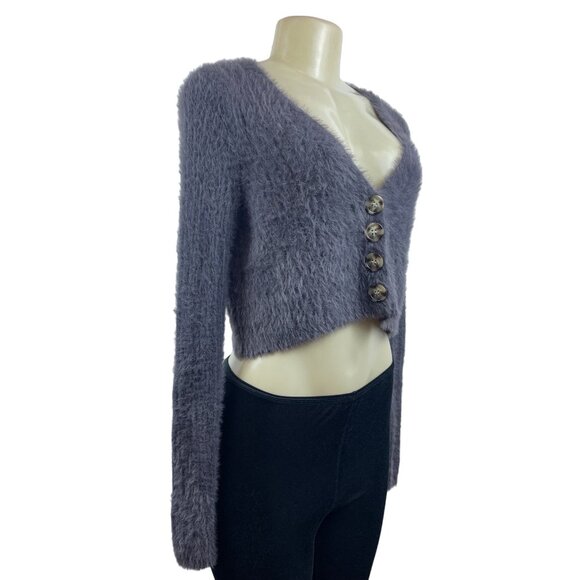 Sky and Sparrow Women’s Grey Cardigan Sweater Sz S - Picture 2 of 7